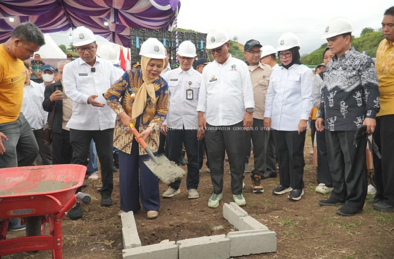 "Alhamdulillah, Tetap di Tolongio" : Pemkab Gorontalo Utara Bersyukur Ground Breaking Hilirisasi Industri Ayam Terintegrasi Dilaksanakan