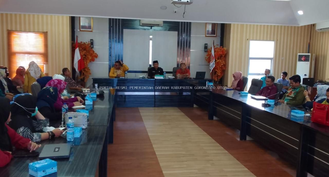 Dinas Kominfo Gelar Rapat Evaluasi Optimalkan Penggunaan DHE bagi Pegawai di Lingkungan Pemkab Gorut