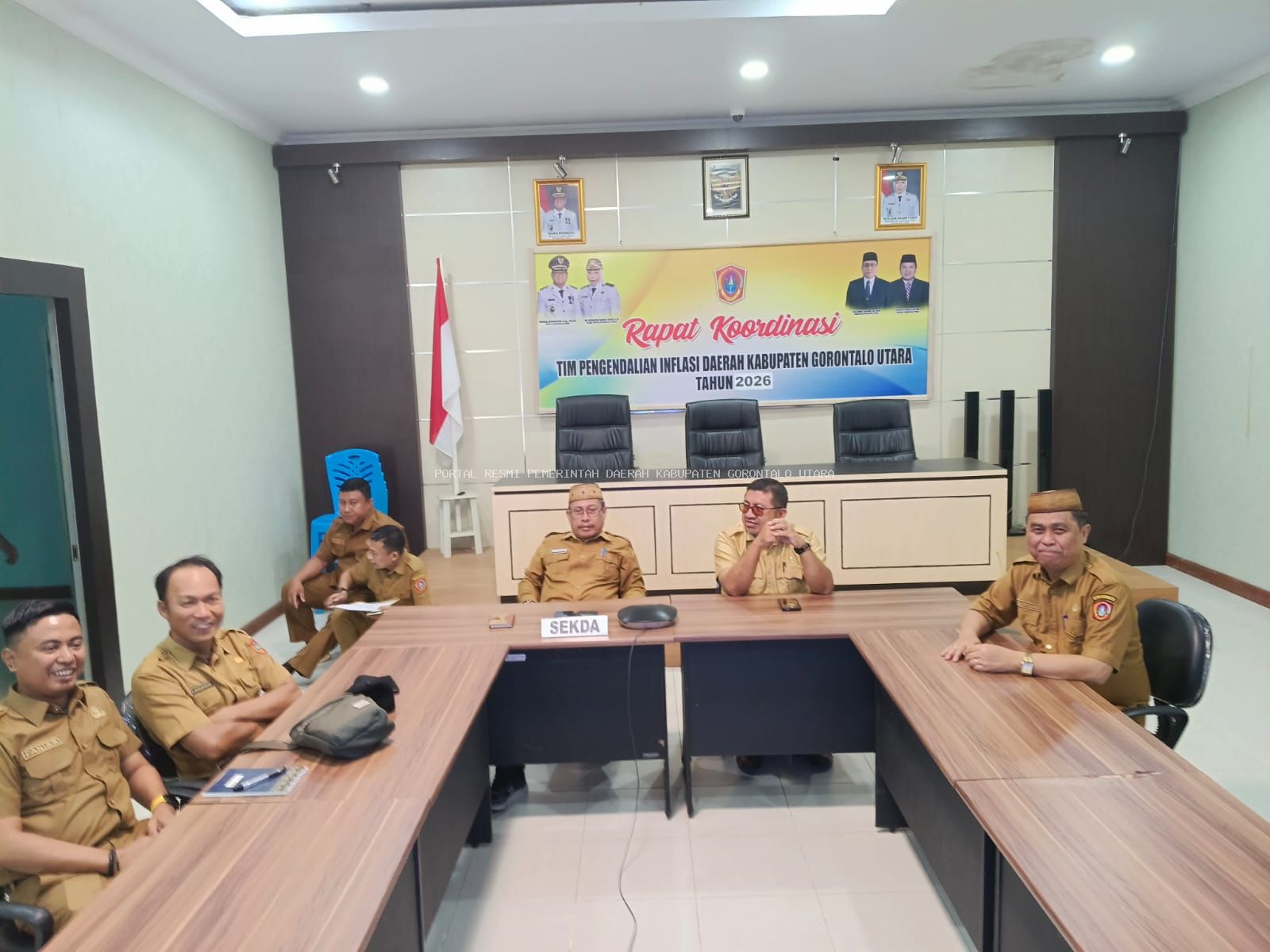 Sekda Gorontalo Utara Ikuti Rakor PID dan Sosialisasi Program Strategis Nasional