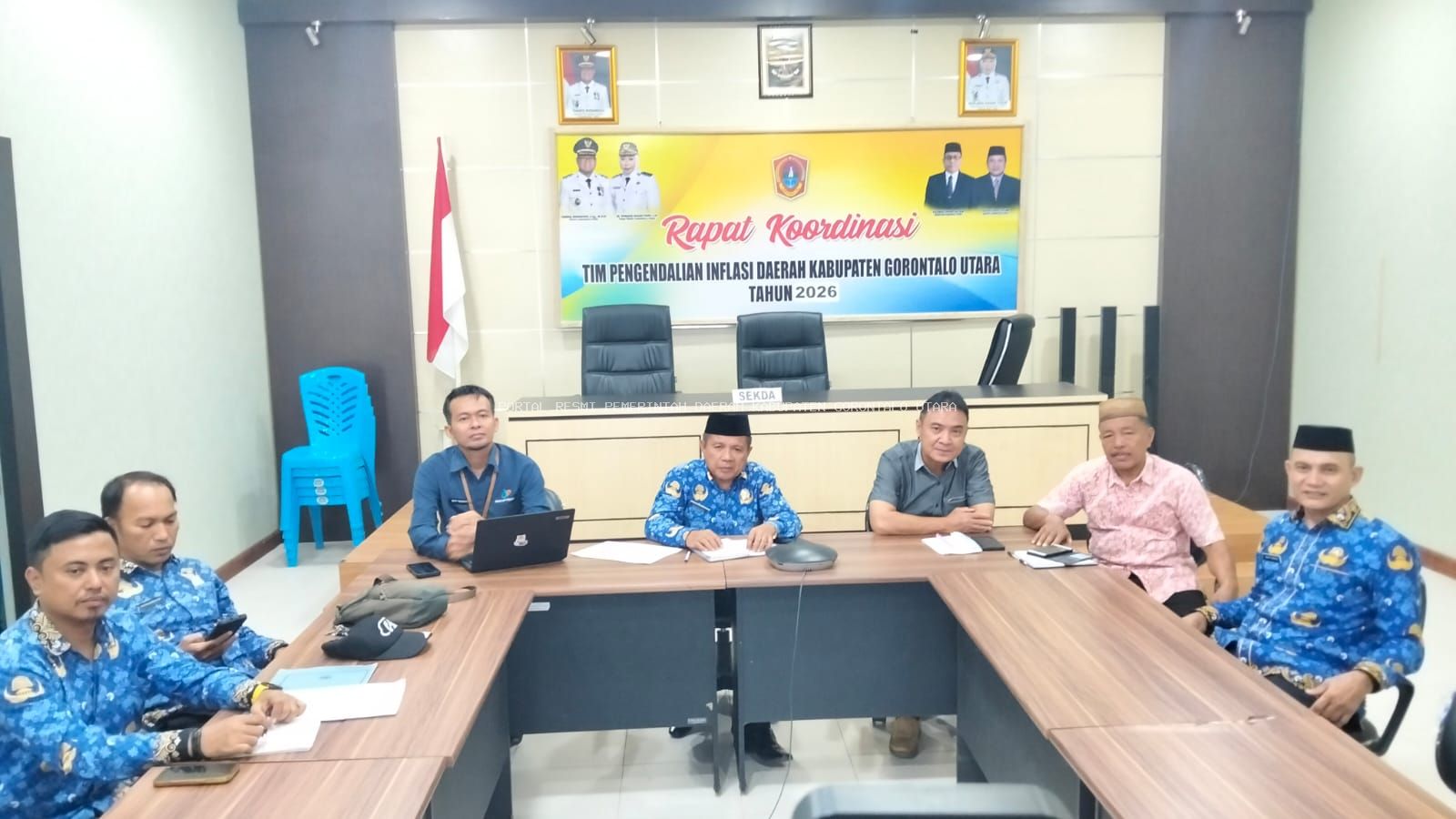 Hadiri Rakor Kemendagri, Asisten II Gorut Bahas Pengendalian Inflasi, Program 3 Juta Rumah, hingga Jaminan Produk Halal