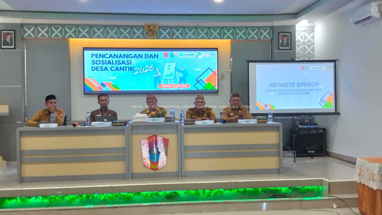 Bangun Pondasi Data dari Desa, Sekda Suleman Lakoro Canangkan Program Desa Cantik 2026 di Kecamatan Anggrek