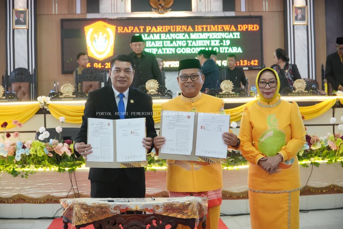 Perkuat Ekonomi dan Digitalisasi, Bupati Thariq Modanggu Teken Dua Kesepakatan Strategis
