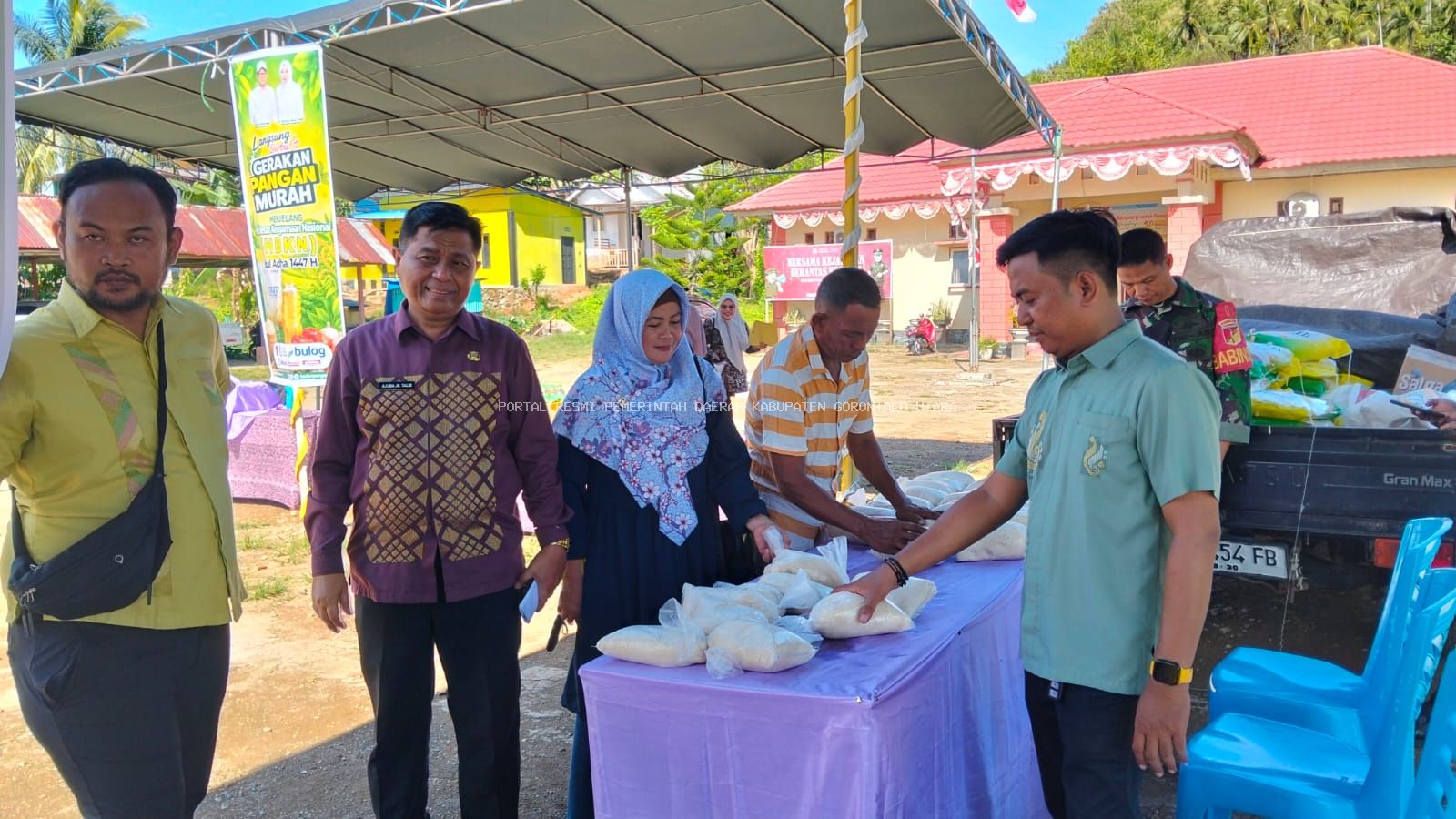 Menjelang Idul Adha 1447 H, Kadis Ketahanan Pangan Gorontalo Utara Buka Gerakan Pangan Murah Mandiri di Kwandang